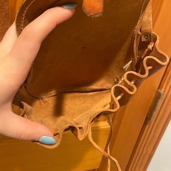 Small Brown Leather Crossbody - Picture 6 of 6